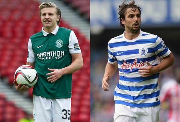Jason Cummings, left, and Niko Kranjcar are reported targets for Rangers. Pictures: John Devlin/Getty Images
