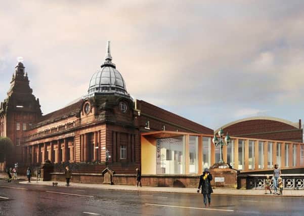 An artist's impression of how the revamped Kelvin Hall will look.
