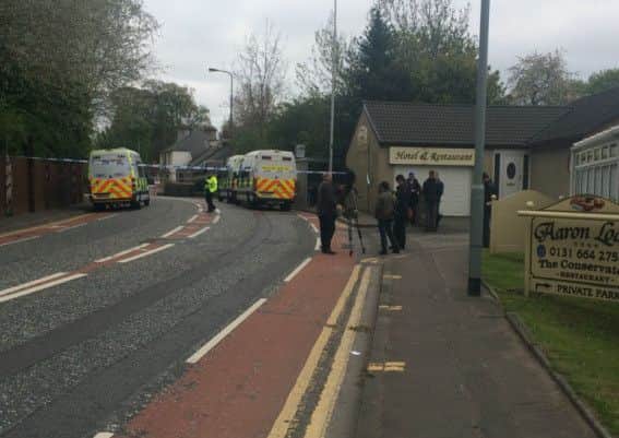 Park of Old Dalkeith Road was closed the day after the accident. Picture: Courtney Cameron
