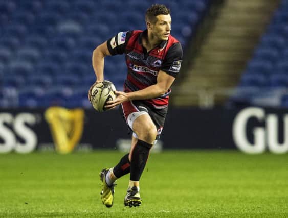 Jason Tovey was man of the match in Edinburgh's 29-0 win over Zebre