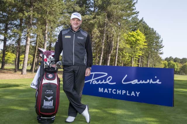 Paul Lawrie is hoping golf fans will grab the opportunity to take in both his Match Play event and the Prostate Cancer UK Scottish Senior Open at Archerfield Links in August. Picture: Kenny Smith
