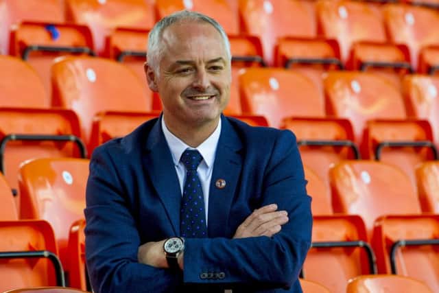 Ray McKinnon at Tannadice where he was unveiled as Dundee United's new manager. Picture: Paul Devlin