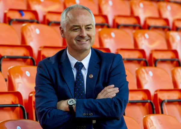 Ray McKinnon at Tannadice where he was unveiled as Dundee United's new manager. Picture: Paul Devlin
