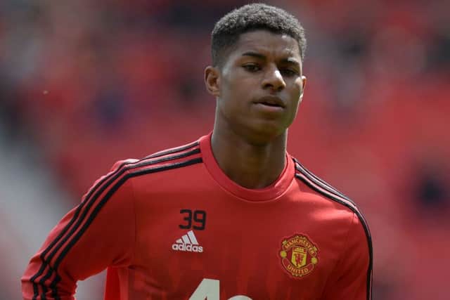 Marcus Rashford: Fearless. Picture: AFP/Getty