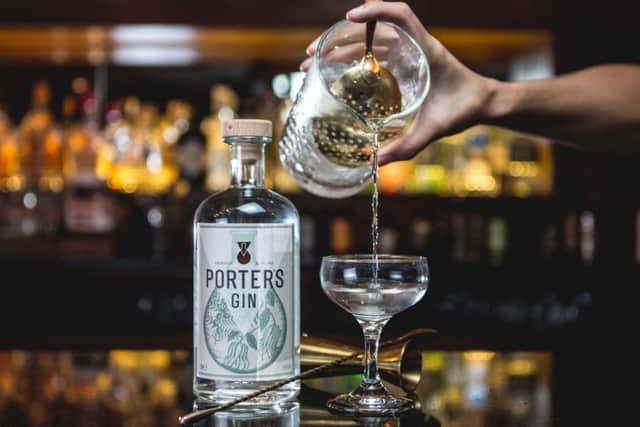 Porter's Gin is the first to be distilled in Aberdeen for a century. Picture: Contributed
