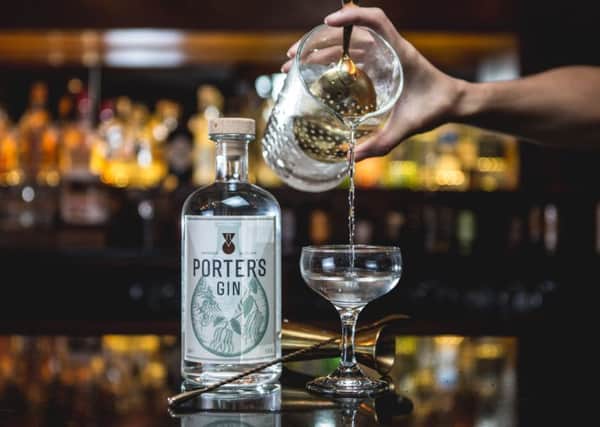 Porter's Gin is the first to be distilled in Aberdeen for a century. Picture: Contributed