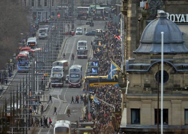Edinburgh's city centre will get free wifi this summer. File picture: Jon Savage