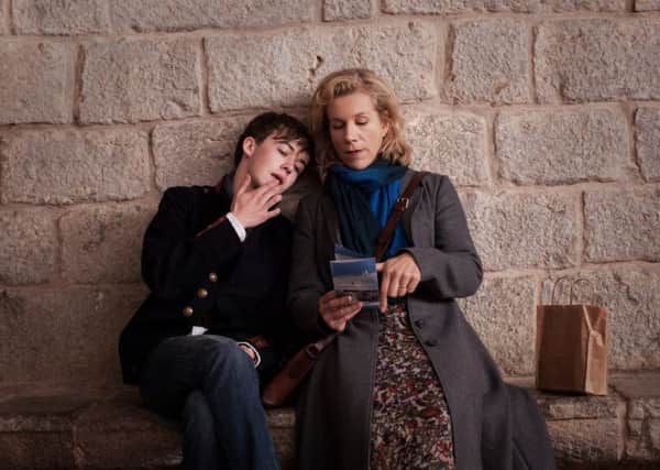 Juliet Stevenson and Alex Lawther in Departure
