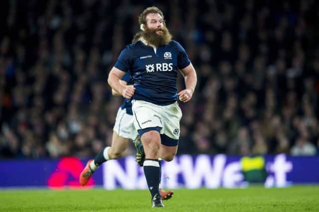 Geoff Cross in action for Scotland against England at Twickenham in 2015. Picture: Bill Murray/SNS/SRU