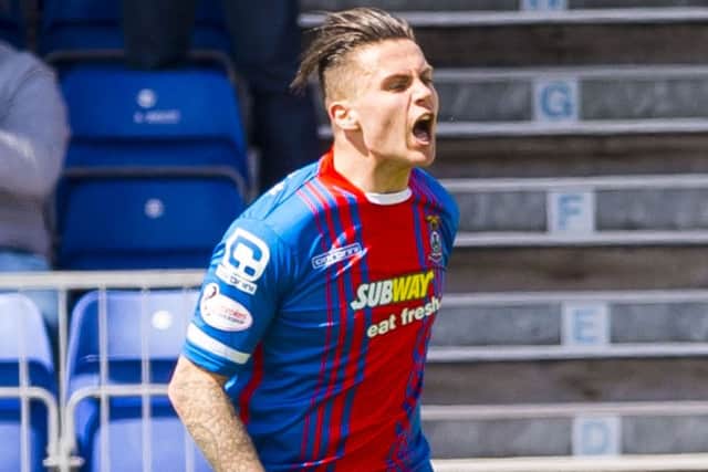 Storey scored in his final game for Inverness CT on Saturday. Picture: SNS