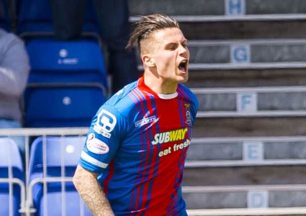 Storey scored in his final game for Inverness CT on Saturday. Picture: SNS