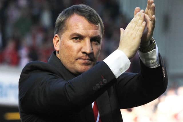 Rodgers left Liverpool late year. Picture: PA