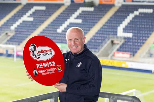Falkirk manager Peter Houston. Picture: Roddy Scott/SNS