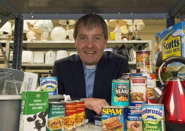 New Moderator Rev Dr Russell Barr at the Fresh Start charity which he founded in Edinburgh. Picture: Andrew O'Brien