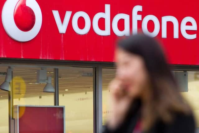 Vodafone saw annual earnings rise for the first time since 2008. Picture: Justin Tallis/AFP/Getty Images