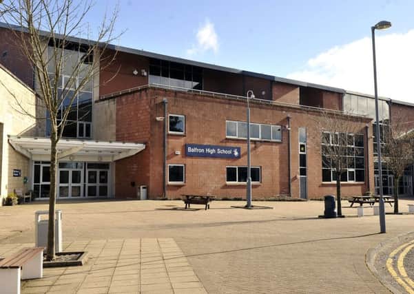 Balfron High School was closed because of safety concerns