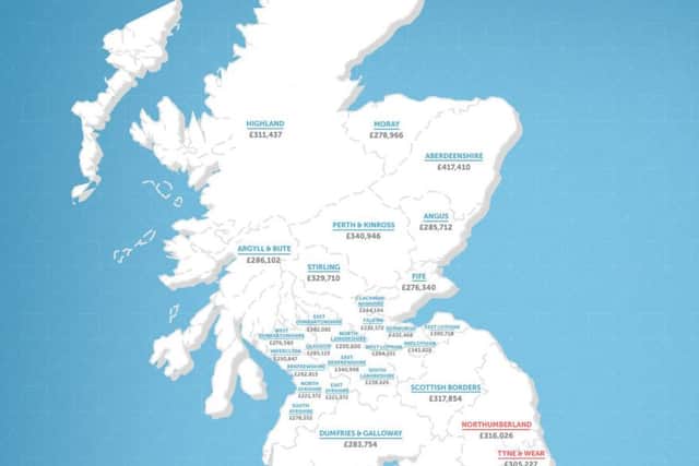 North Lanarkshire is predicted to have the lowest average house price in Scotland and the UK by 2030. Picture: eMoov