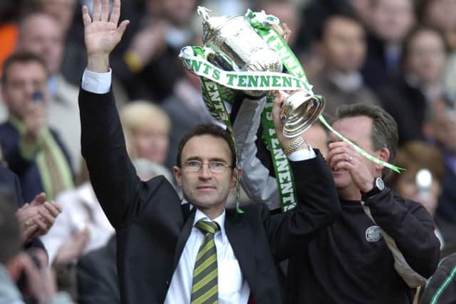Martin O'Neill turned out to be quite good for Celtic. Picture: Neil Hanna