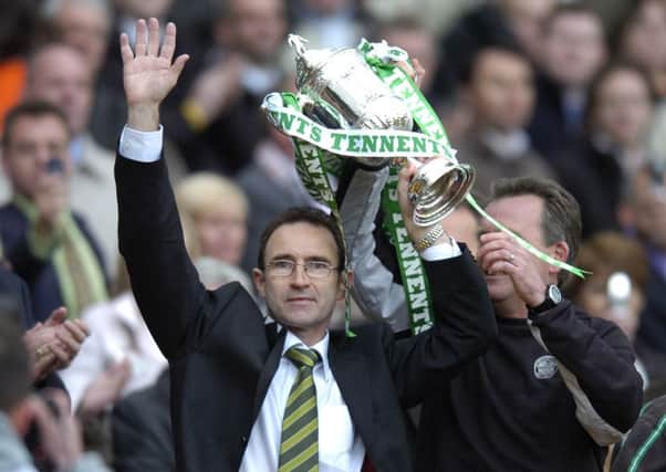 Martin O'Neill turned out to be quite good for Celtic. Picture: Neil Hanna