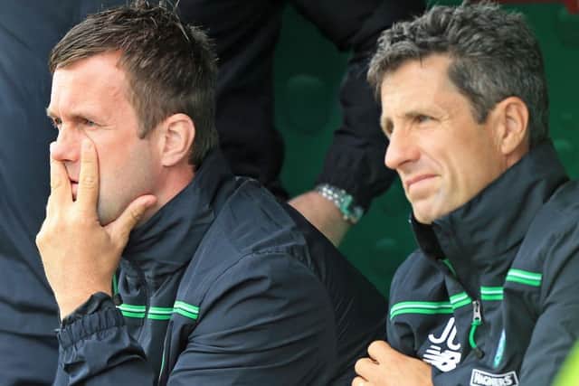Collins tips Rodgers to succeed Ronny Deila, left. Picture: Gordon Fraser