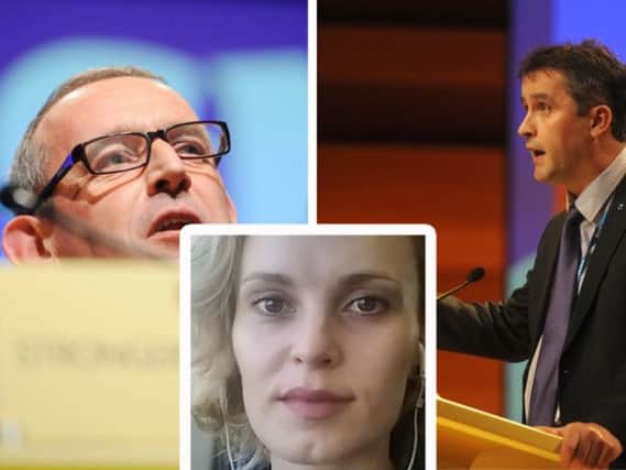 Stewart Hosie and Angus MacNeil are alleged to have had affairs with Serena Cowdy.