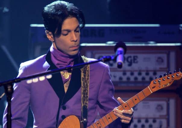 Prince performing onstage. Picture: Getty Images