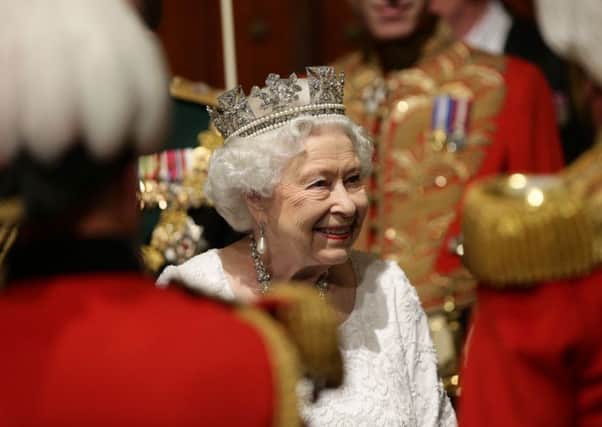Queen arrives for the State Opening of Parliament