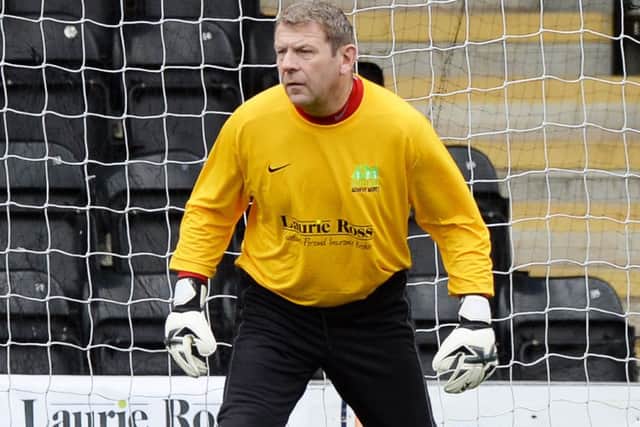 Goram in action at a charity match at Airdrie's ground last year. Picture: SNS