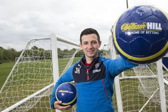 Rangers midfielder Jason Holt is relishing the opportunity to take on Hibs in Saturday's Scottish Cup final: Picture: SNS Group