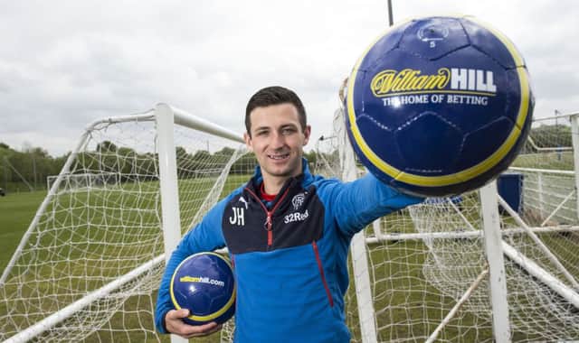 Rangers midfielder Jason Holt is relishing the opportunity to take on Hibs in Saturday's Scottish Cup final: Picture: SNS Group