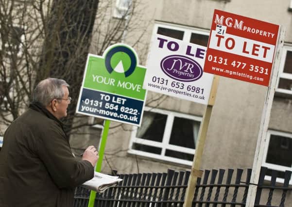 The private sector accounts for more than a third of rented homes. Picture: Ian Georgeson