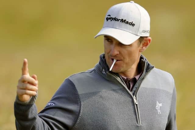 Justin Rose has had to withdraw through injury. Picture: Michael Gillen