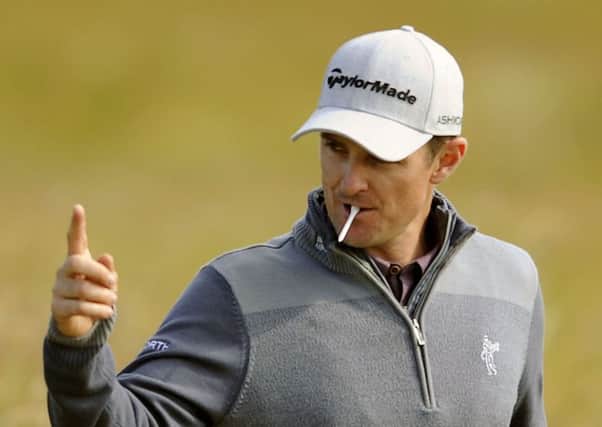 Justin Rose has had to withdraw through injury. Picture: Michael Gillen