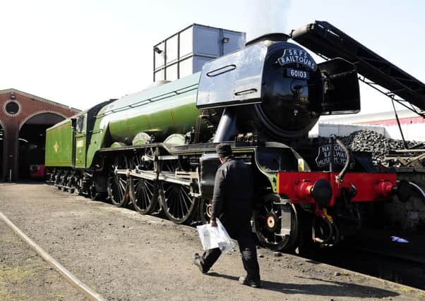 The fiasco surrounding the Flying Scotsman's trips will put the spotlight on ScotRails plans for steam. Picture: Michael Gillen