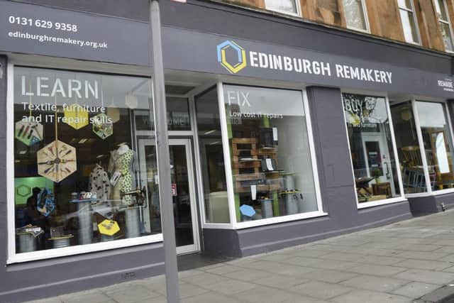 Edinburgh Remakery's premises on Leith Walk. Picture: Greg Macvean