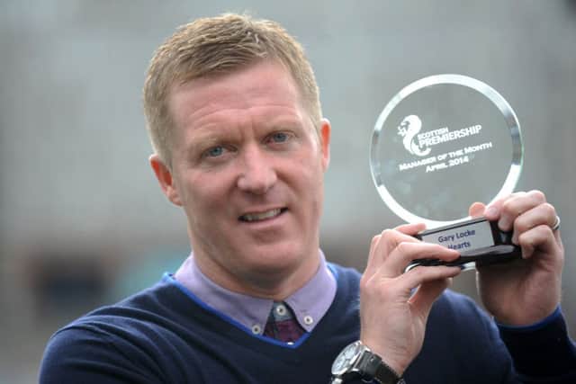 Gary Locke was formerly manager at Hearts and Kilmarnock. Picture: Jane Barlow