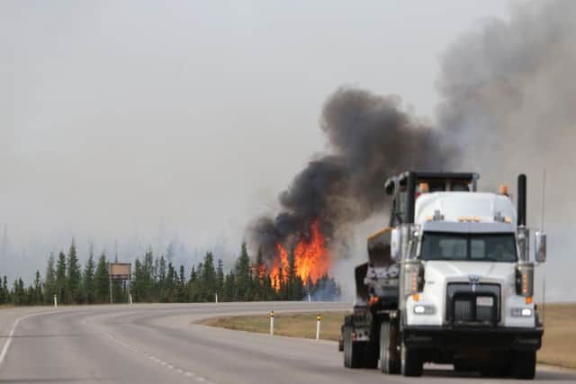 Canada's wild fires in Fort McMurray have parallels with the financial markets. Picture: Getty
