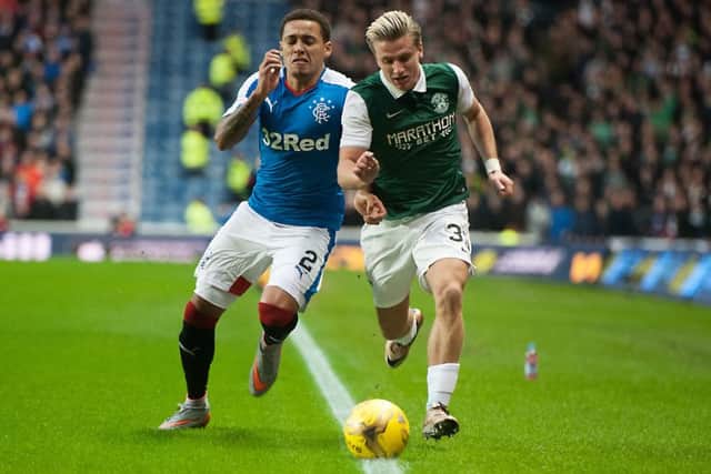 Rangers and Hibs will battle it out at Hampden Park. Picture: John Devlin