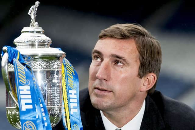 Hibs manager Alan Stubbs thinks Rangers will he hampered by the three-week break since their last game. Picture: Craig Williamson/SNS