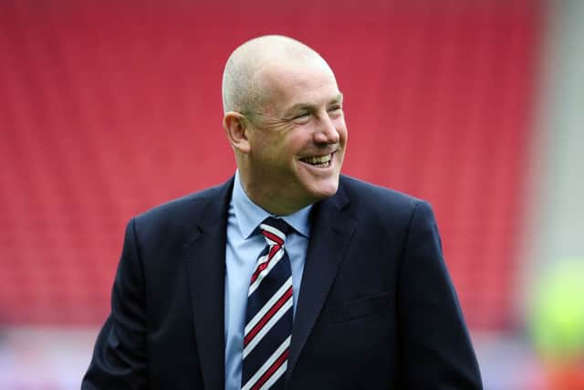 Mark Warburton has enjoyed a terrific first season at Rangers. Picture: Michael Gillen