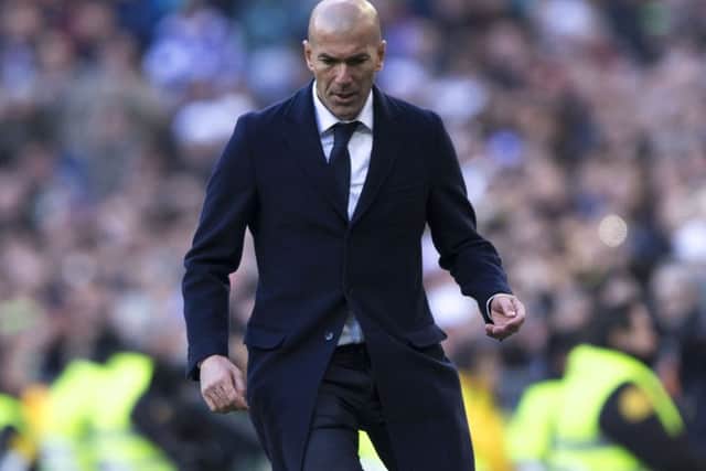Real Madrid head coach Zinedine Zidane will aim to deliver the club's 11th European Cup.  Picture: Gonzalo Arroyo Moreno/Getty Images