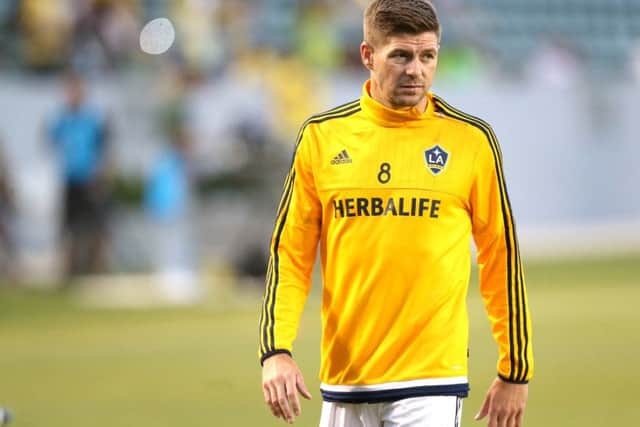Steven Gerrard is reportedly a target for Brendan Rodgers at Celtic - in a player/coach capacity. Picture: Getty Images