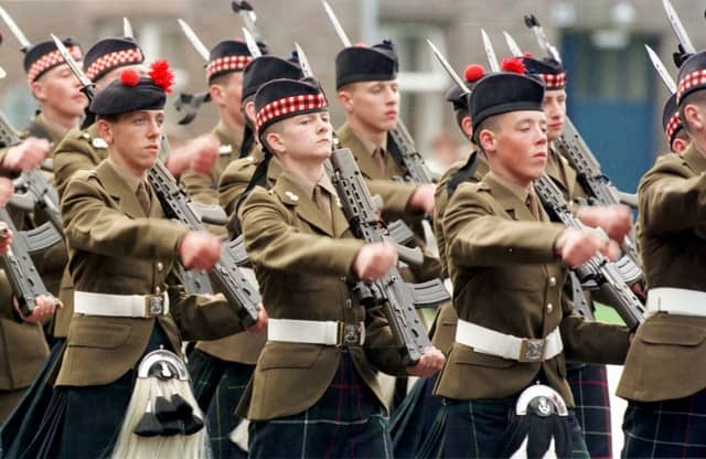 Child Soldiers International claim the UK government could save £51m annually by matching enlistment to the age of majority. Picture: TSPL