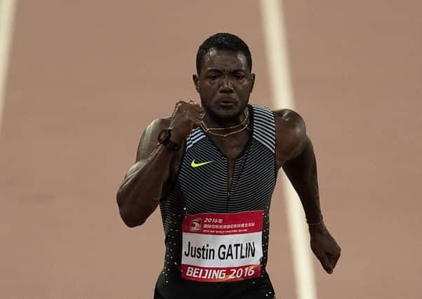 Justin Gatlin was demonised as a drugs cheat at last years Athletics World Championships. Picture: Getty