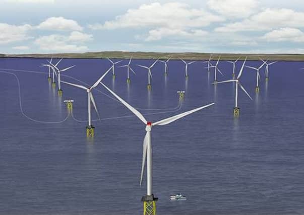 Image of what Beatrice offshore windfarm will look like. Picture: SSE