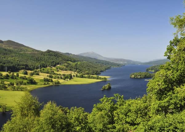Queen's View at Loch Tummel, near Pitlochry, Perthshire