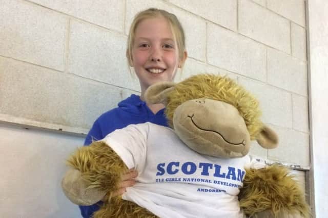 Amie Ringstead has played for Scotlands Under-12 team. Picture: Contributed