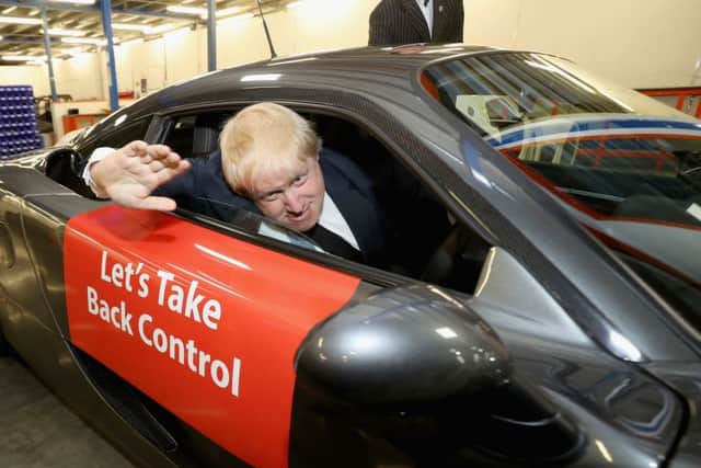 Boris Johnson and the Vote Leave campaign are touring the UK  to persuade voters to back leaving the EU.  Picture: Christopher Furlong/Getty Images