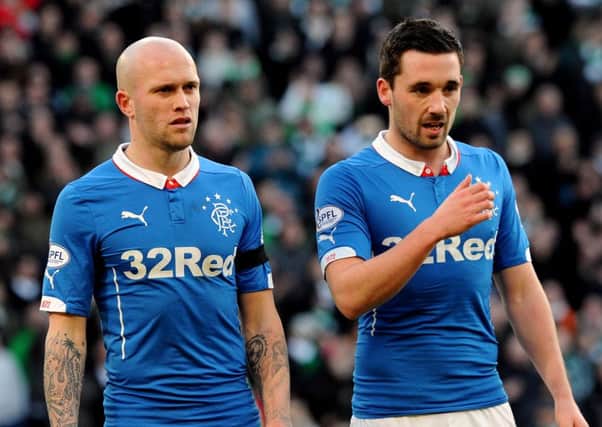 Nicky Law and Nicky Clark have both been shown the door at Ibrox. Picture: Lisa Ferguson