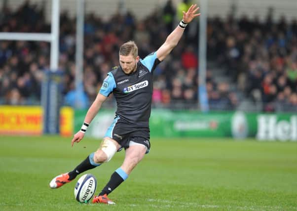 Finn Russell remains under observation in hospital. Picture: Ian Rutherford